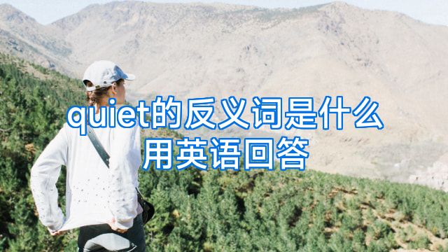 quiet的反义词是什么用英语回答