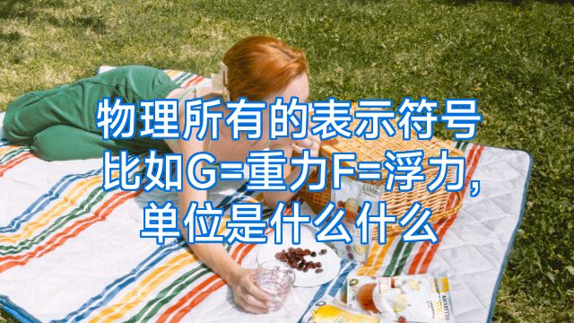 物理所有的表示符号比如G=重力F=浮力,单位是什么什么