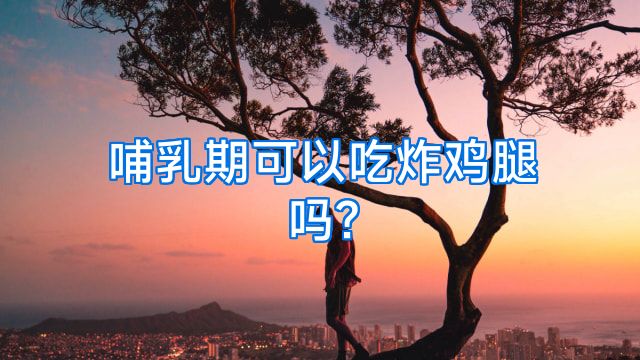 哺乳期可以吃炸鸡腿吗?