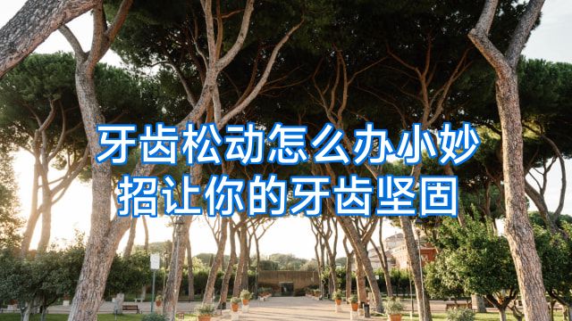 牙齿松动怎么办小妙招让你的牙齿坚固