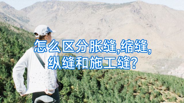 怎么区分胀缝,缩缝,纵缝和施工缝?