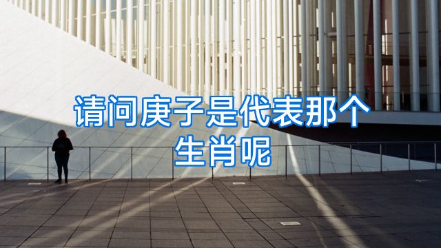 请问庚子是代表那个生肖呢