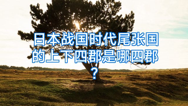 日本战国时代尾张国的上下四郡是哪四郡?