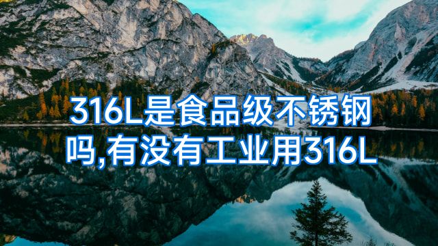 316L是食品级不锈钢吗,有没有工业用316L