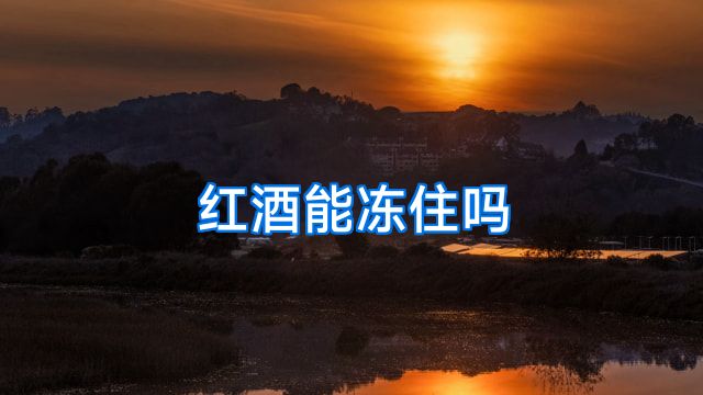 红酒能冻住吗
