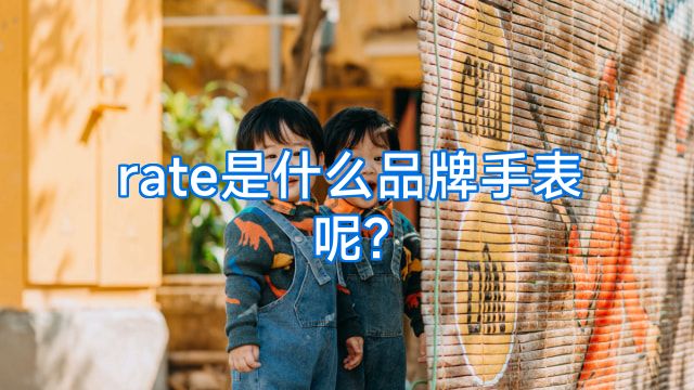 rate是什么品牌手表呢?