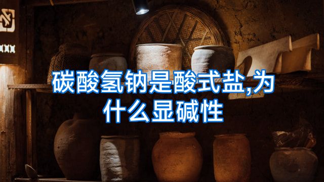 碳酸氢钠是酸式盐,为什么显碱性