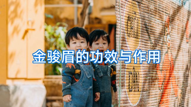 金骏眉的功效与作用