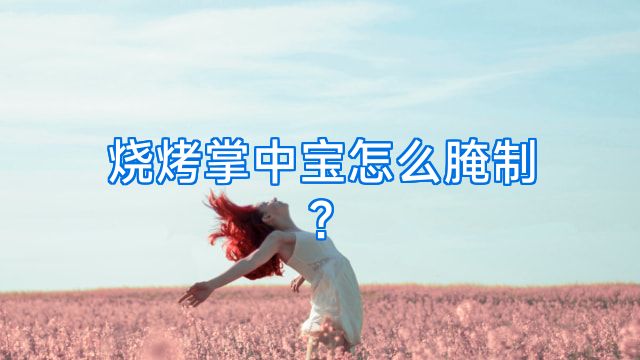 烧烤掌中宝怎么腌制?