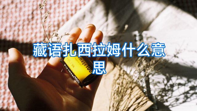 藏语扎西拉姆什么意思