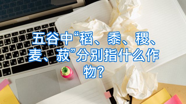 五谷中“稻、黍、稷、麦、菽”分别指什么作物?