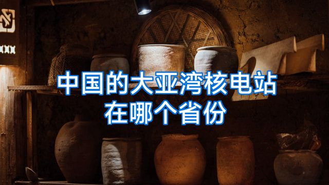 中国的大亚湾核电站在哪个省份