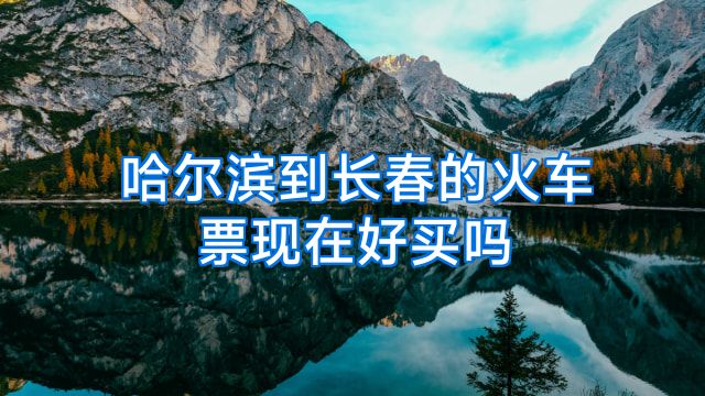 哈尔滨到长春的火车票现在好买吗