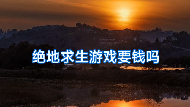 绝地求生游戏要钱吗