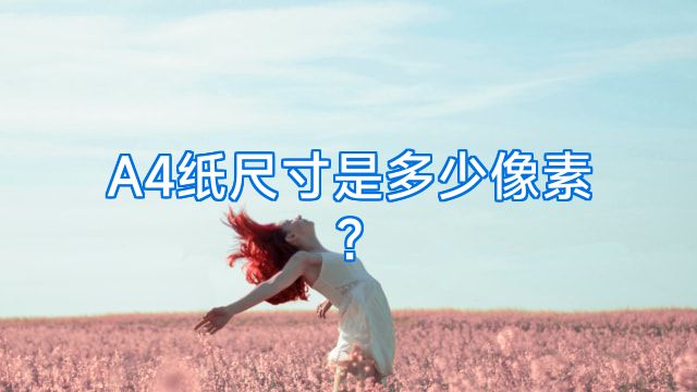 A4纸尺寸是多少像素?