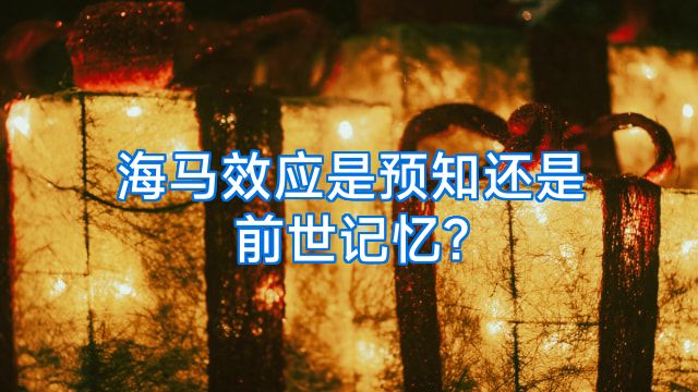 海马效应是预知还是前世记忆?