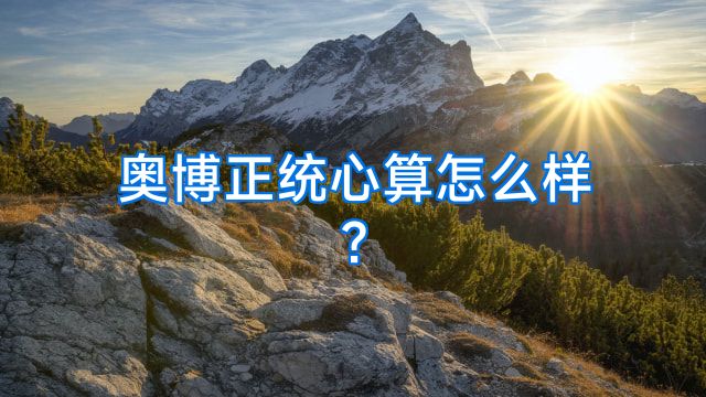奥博正统心算怎么样?