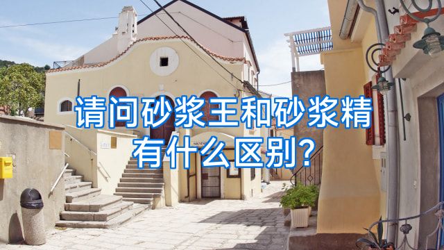 请问砂浆王和砂浆精有什么区别?
