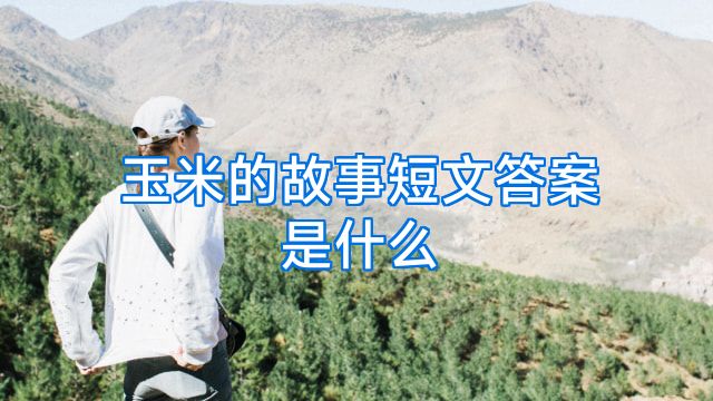 玉米的故事短文答案是什么