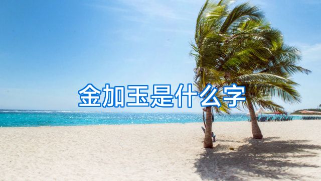 金加玉是什么字