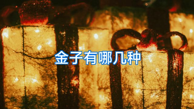 金子有哪几种