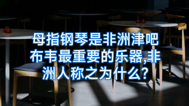 母指钢琴是非洲津吧布韦最重要的乐器,非洲人称之为什么?