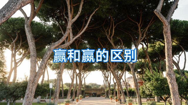 赢和嬴的区别