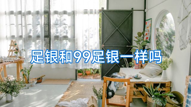 足银和99足银一样吗