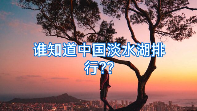 谁知道中国淡水湖排行??