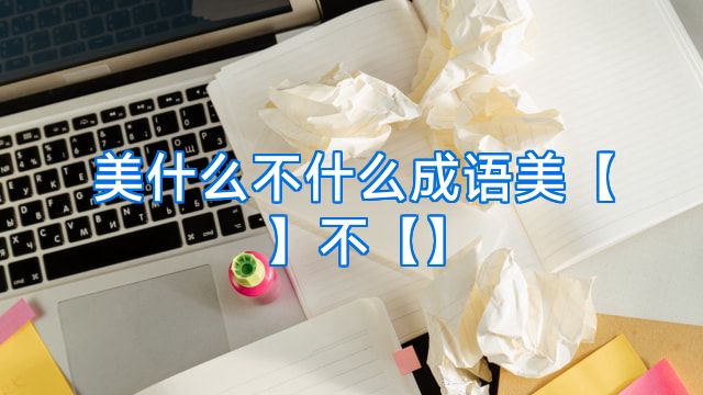 美什么不什么成语美【】不【】
