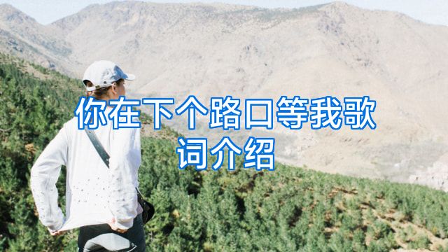你在下个路口等我歌词介绍