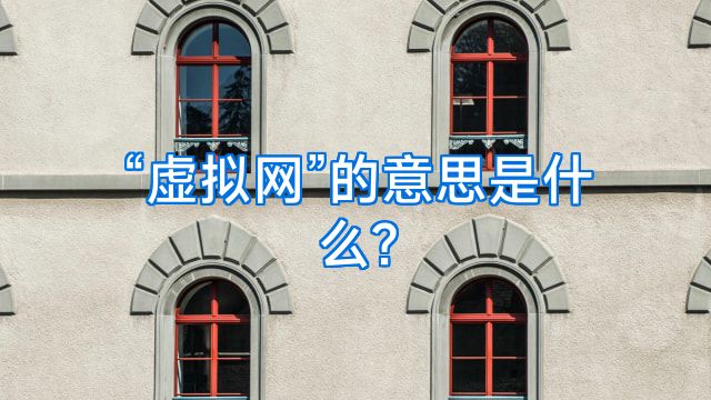 “虚拟网”的意思是什么?