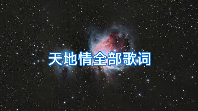 天地情全部歌词