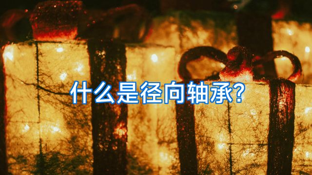 什么是径向轴承?