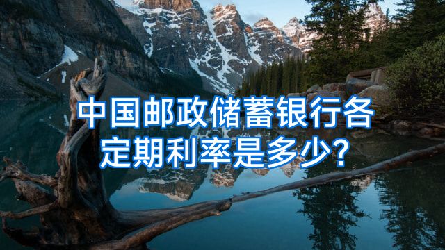 中国邮政储蓄银行各定期利率是多少?