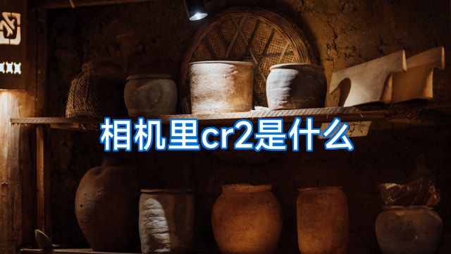 相机里cr2是什么