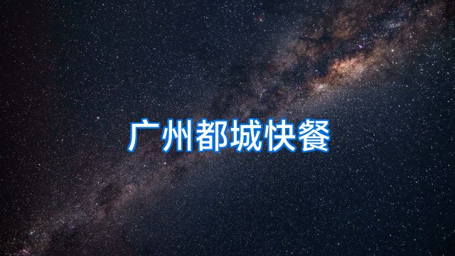 广州都城快餐