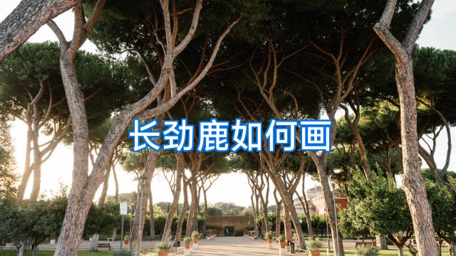 长劲鹿如何画