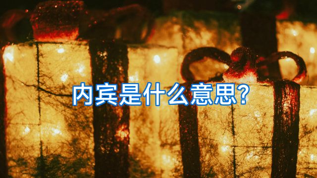 内宾是什么意思?