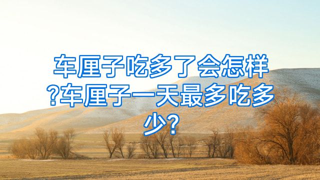 车厘子吃多了会怎样?车厘子一天最多吃多少?