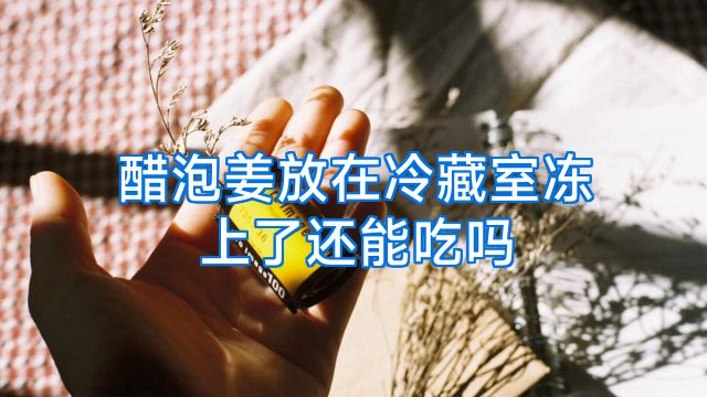 醋泡姜放在冷藏室冻上了还能吃吗