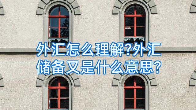外汇怎么理解?外汇储备又是什么意思?