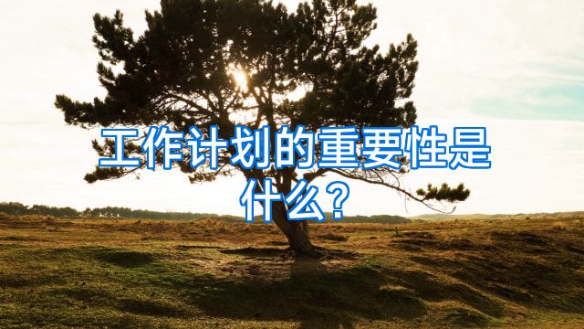 工作计划的重要性是什么?