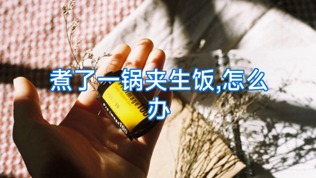 煮了一锅夹生饭,怎么办
