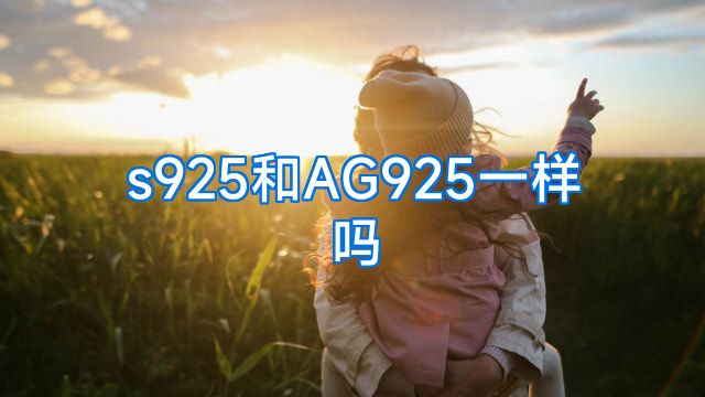 s925和AG925一样吗