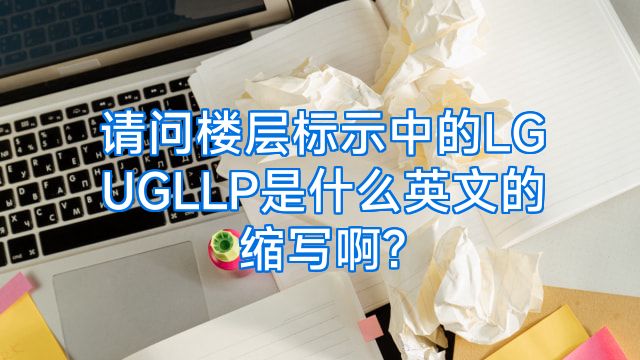 请问楼层标示中的LGUGLLP是什么英文的缩写啊?