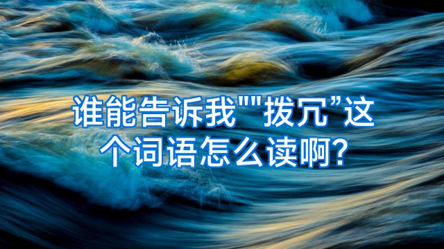 谁能告诉我