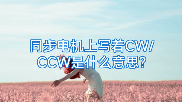 同步电机上写着CW/CCW是什么意思?