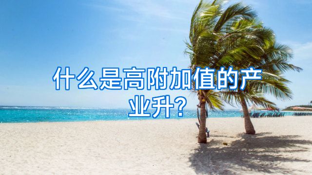 什么是高附加值的产业升?