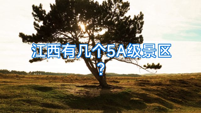 江西有几个5A级景区?